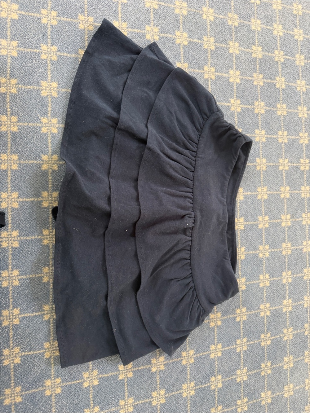 Hollister Black Layered Ruffle Mini Skirt